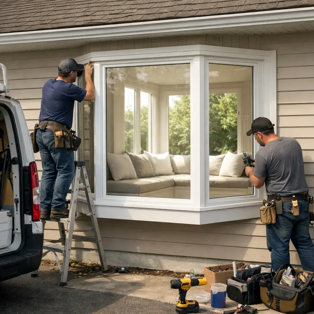 The Villages — window installation